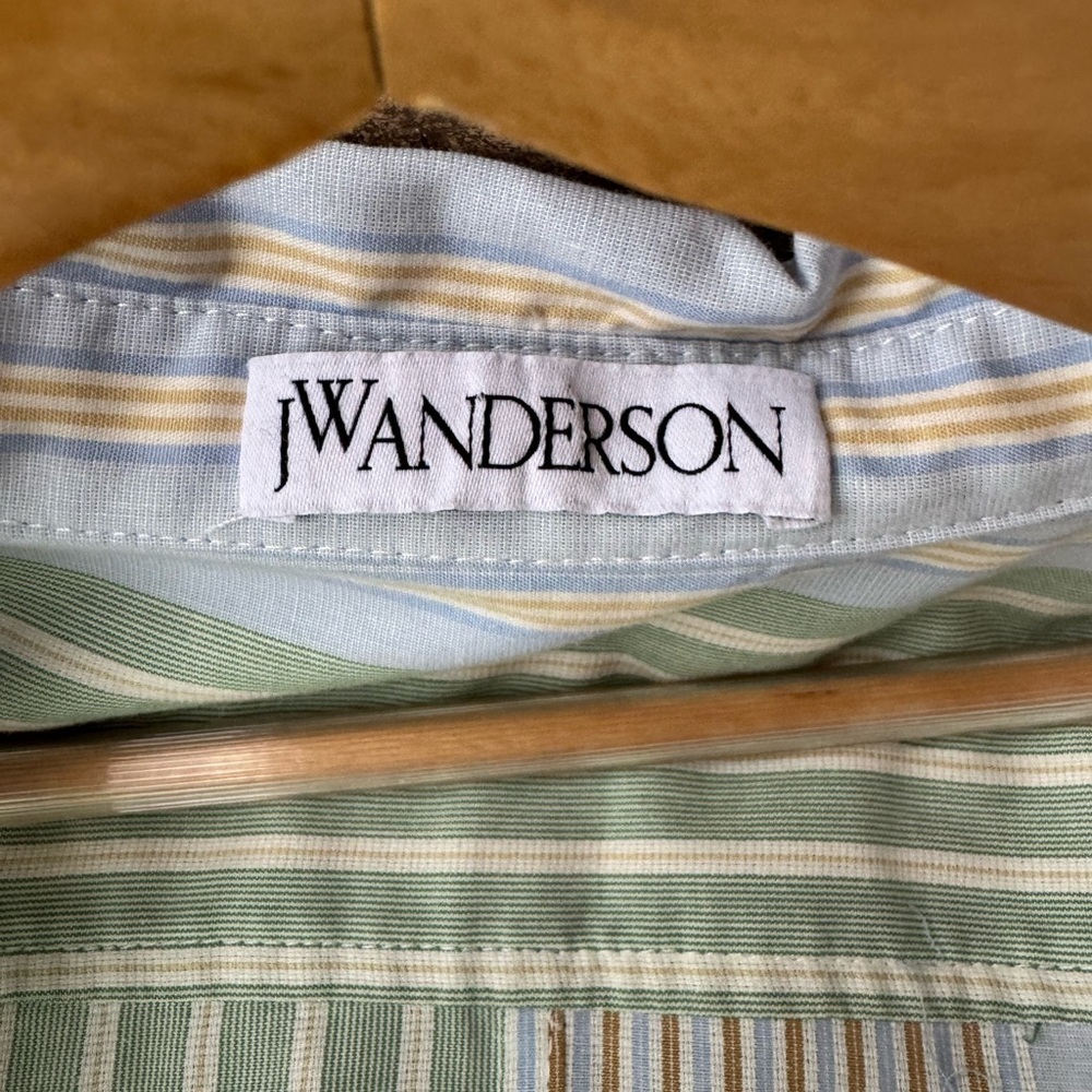 JW ANDERSON Multicolor Striped Long Sleeve Dress Sz 8 - Picture 2 of 11